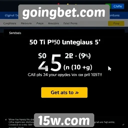 Ofertas promocionais disponíveis em goingbet